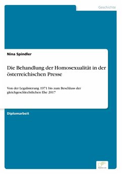 Die Behandlung der Homosexualität in der österreichischen Presse - Spindler, Nina