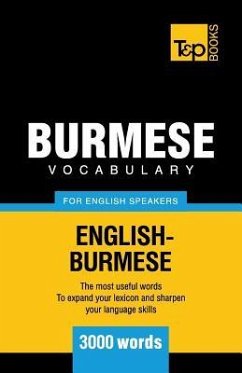 Burmese vocabulary for English speakers - 3000 words - Taranov, Andrey