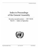 Index to Proceedings of the General Assembly 2017/2018: Part II - Index to Speeches