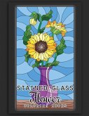 Stained Glass Flower Coloring Books