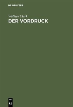 Cover Der Vordruck
