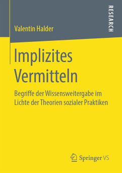 Implizites Vermitteln (eBook, PDF) - Halder, Valentin