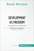 Book Review: Development as Freedom by Amartya Sen (eBook, ePUB)