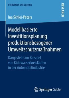 Modellbasierte Investitionsplanung produktionsbezogener Umweltschutzmaßnahmen - Schlei-Peters, Ina