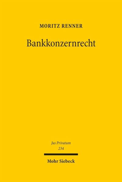 Bankkonzernrecht (eBook, PDF)