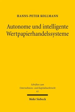 Autonome und intelligente Wertpapierhandelssysteme (eBook, PDF) - Kollmann, Hanns-Peter