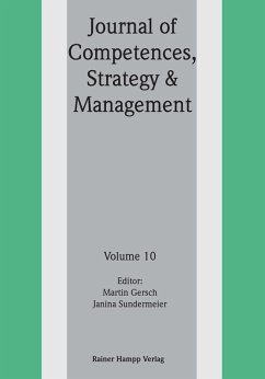 Journal of Competences, Strategy & Management (eBook, PDF)