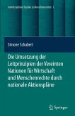Die Umsetzung der Leitprinzipien der Vereinten Nationen für Wirtschaft und Menschenrechte durch nationale Aktionspläne Die Umsetzung der Leitprinzipien der Vereinten Nationen für Wirtschaft und Menschenrechte durch nationale Aktionspläne