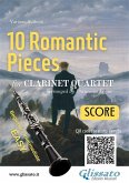 Clarinet Quartet Score "10 Romantic Pieces" (eBook, ePUB)