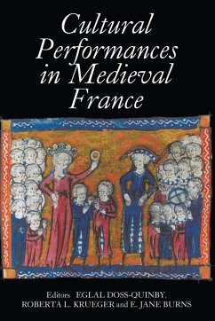 Cover Cultural Performances in Medieval France (eBook, PDF)