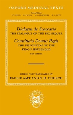Dialogus de Scaccario, and Constitutio Domus Regis (eBook, PDF)