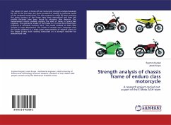 Strength analysis of chassis frame of enduro class motorcycle