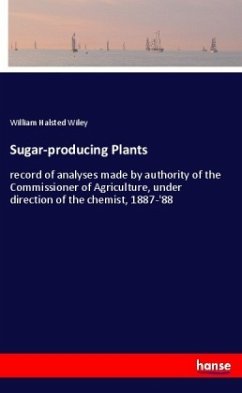 Sugar-producing Plants