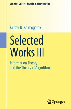 Selected Works III - Kolmogorov, Andrei N.