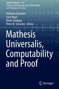 Mathesis Universalis, Computability and Proof