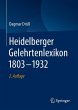 Heidelberger Gelehrtenlexikon 1803-1932 - Bild 1