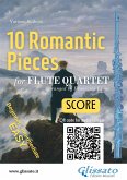 Flute Quartet Score "10 Romantic Pieces" (eBook, ePUB)
