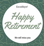 Happy Retirement Guest Book (Hardcover)