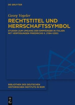 Rechtstitel und Herrschaftssymbol - Vogeler, Georg