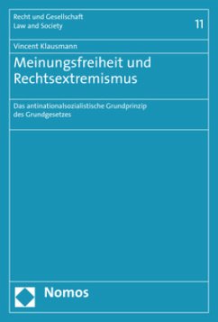 Cover Meinungsfreiheit und Rechtsextremismus