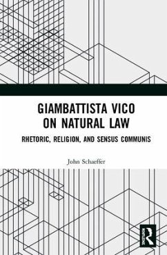 Giambattista Vico on Natural Law - Schaeffer, John