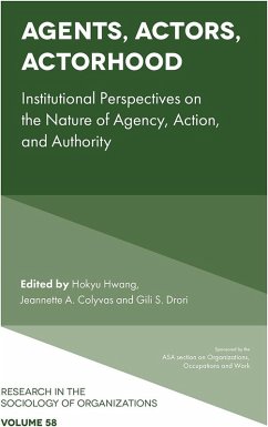 Cover Agents, Actors, Actorhood (eBook, PDF)