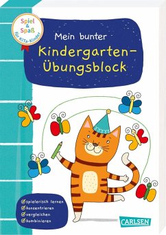Spiel+Spaß für KiTa-Kinder: Mein bunter Kindergarten-Übungsblock - Himmel, Anna