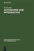 Autonomie und Integration (eBook, PDF)