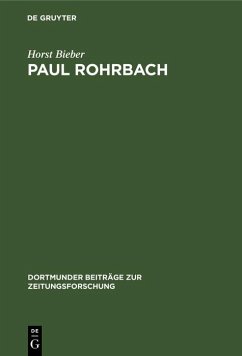 Paul Rohrbach (eBook, PDF) - Bieber, Horst