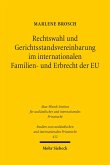 Rechtswahl und Gerichtsstandsvereinbarung im internationalen Familien- und Erbrecht der EU (eBook, PDF)