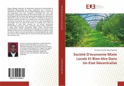 Société D¿économie Mixte Locale Et Bien-être Dans Un Etat Décentralisé - Anselme Meya Ngemba, Anselme