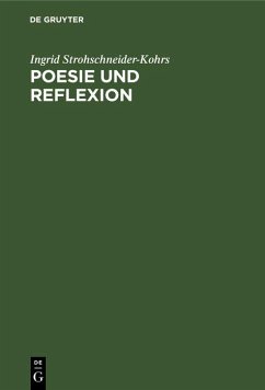 Cover Poesie und Reflexion (eBook, PDF)