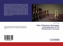 Role of Business Strategies of Enterprises on its Performance Success