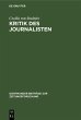 Kritik des Journalisten (eBook, PDF) - Bild 1