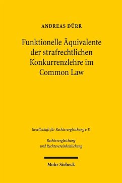 Cover Funktionelle Äquivalente der strafrechtlichen Konkurrenzlehre im Common Law (eBook, PDF)