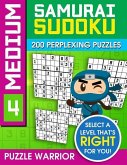 Medium Samurai Sudoku: 200 Perplexing Puzzles