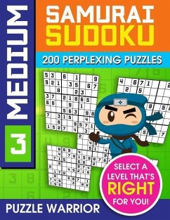 Medium Samurai Sudoku: 200 Perplexing Puzzles - Warrior, Puzzle