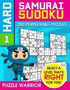 Hard Samurai Sudoku: 200 Perplexing Puzzles - Warrior, Puzzle