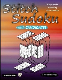 Stitch Sudoku with Candidates: Play Sudoku following the Stitches - Aenigmatis