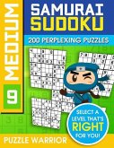 Medium Samurai Sudoku: 200 Perplexing Puzzles