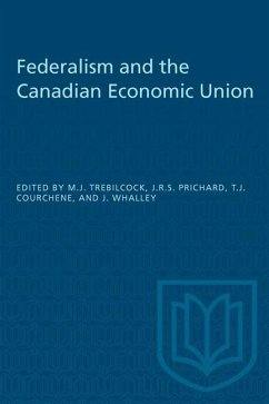 Cover Federalism and the Canadian Economic Union (eBook, PDF)