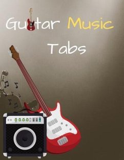 Guitar Music Tabs: 8.5inX11in 100 pages - Mullan, John Francis