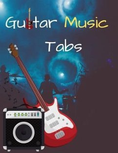 Guitar Music Tabs: 8.5inX11in 100 pages - Mullan, John Francis