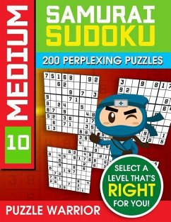 Medium Samurai Sudoku: 200 Perplexing Puzzles - Warrior, Puzzle