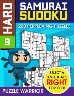 Hard Samurai Sudoku: 200 Perplexing Puzzles - Warrior, Puzzle