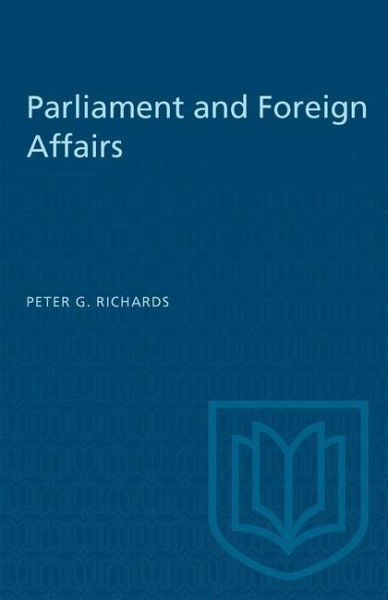 Parliament and Foreign Affairs (eBook, PDF) Parliament and Foreign Affairs (eBook, PDF)