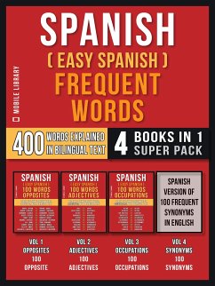 Spanish ( Easy Spanish ) Frequent Words (4 Books in 1 Super Pack) (eBook, ePUB) - Library, Mobile