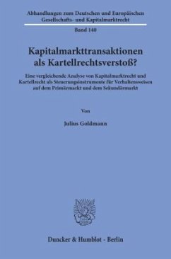 Cover Kapitalmarkttransaktionen als Kartellrechtsverstoß?