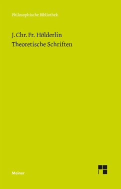 Theoretische Schriften - Hölderlin, Friedrich