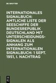 1 Sept. 1951, I. Nachtrag (eBook, PDF)